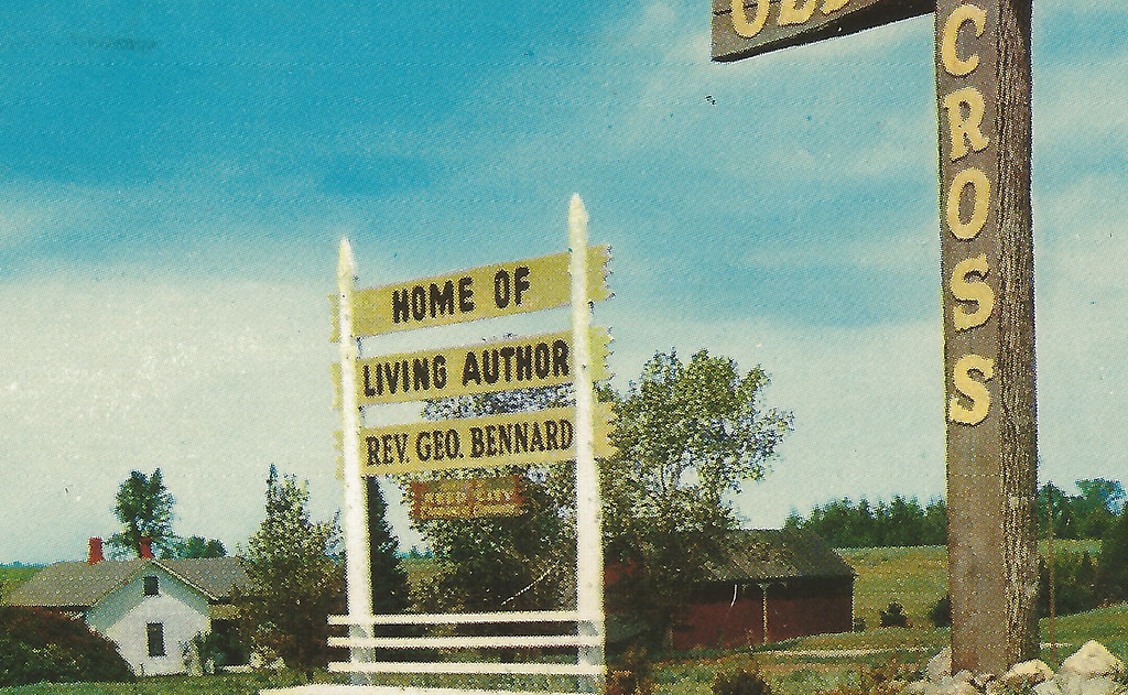 CEN Reed City MI 1954 Roadside Cross Authors Home Penned W… Flickr