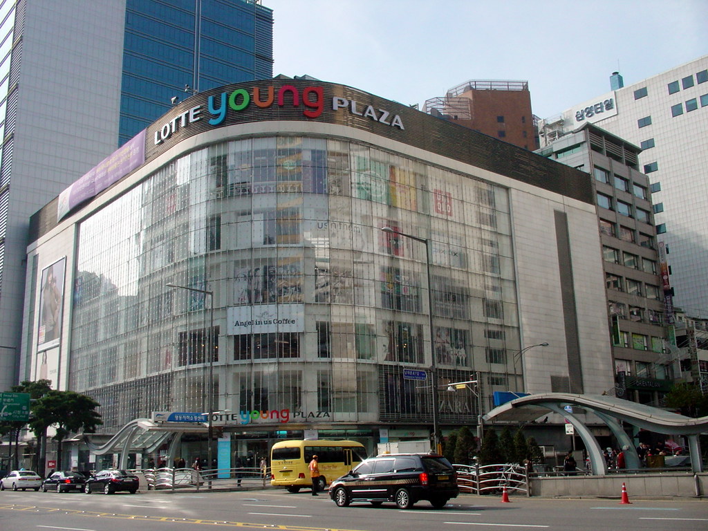 Lotte Young Plaza near Myeongdong crappycamera Flickr