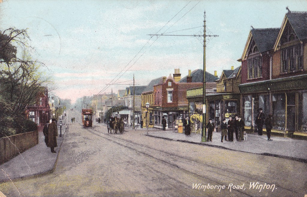 Wimborne Road,Winton,Bournemouth Dated 1910.Bit different … Flickr
