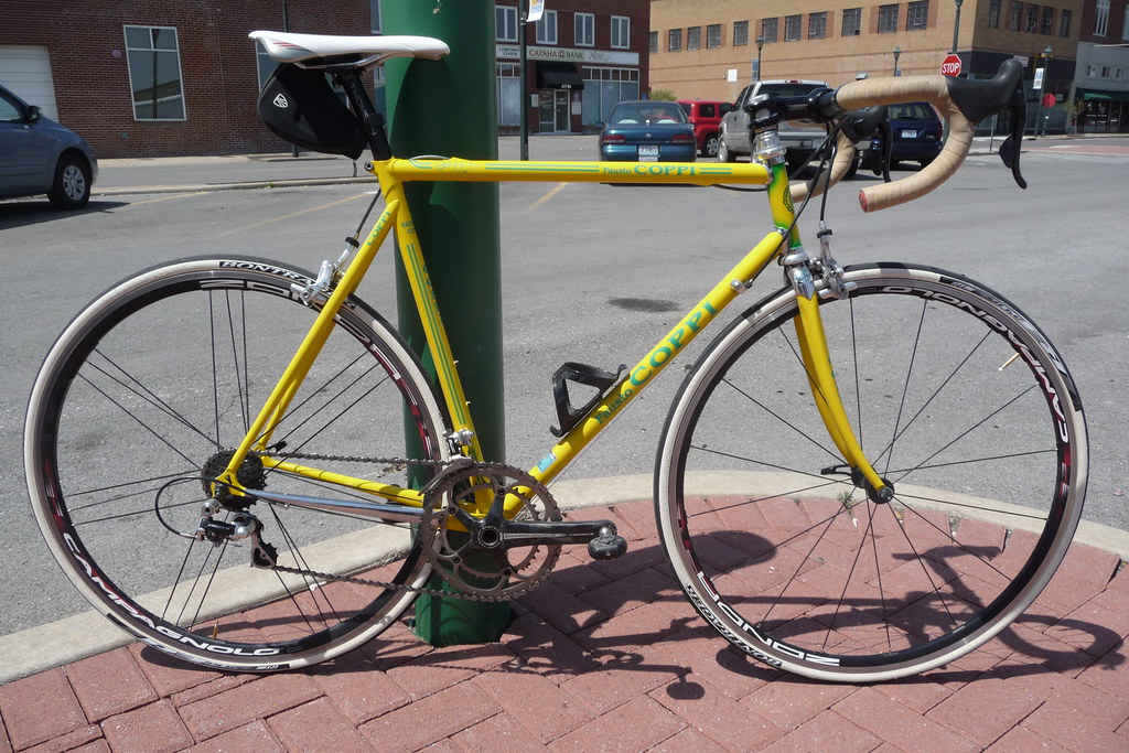 Fausto Coppi steel road bike of John Dodd's w/Campagnolo a… Flickr