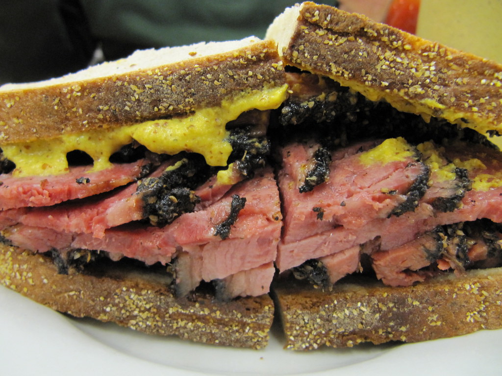 Around New York Pastrami on Rye at Katz's, Jan. 2012 Flickr