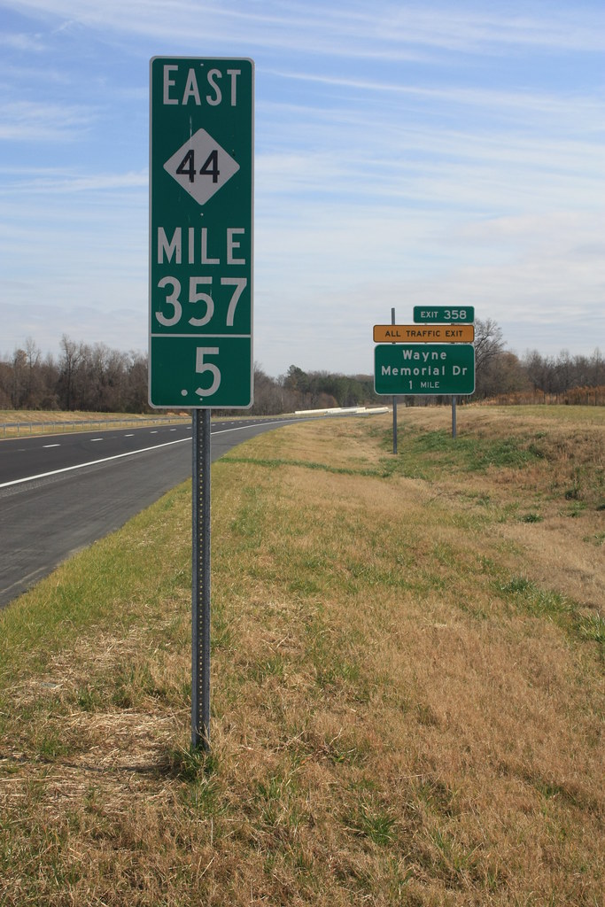 NC 44 Mile Marker The mile markers for NC 44 are consisten… Flickr