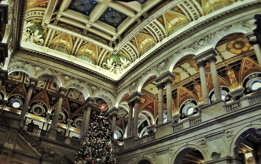 Christmas in library of congress Berat User Flickr