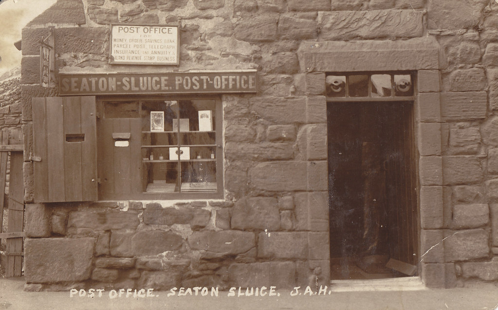 Seaton Sluice Post Office 1915 Sent as a postcard in 1915 … Flickr