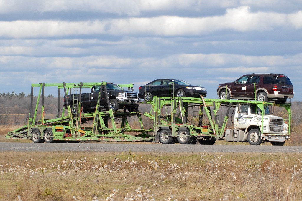 Allied Systems Ford Louisville auto / car carrier truck an… Flickr
