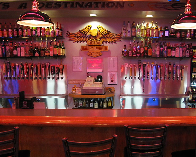 The Route 66 Road House Bar & Grill draft beer on tap a photo on