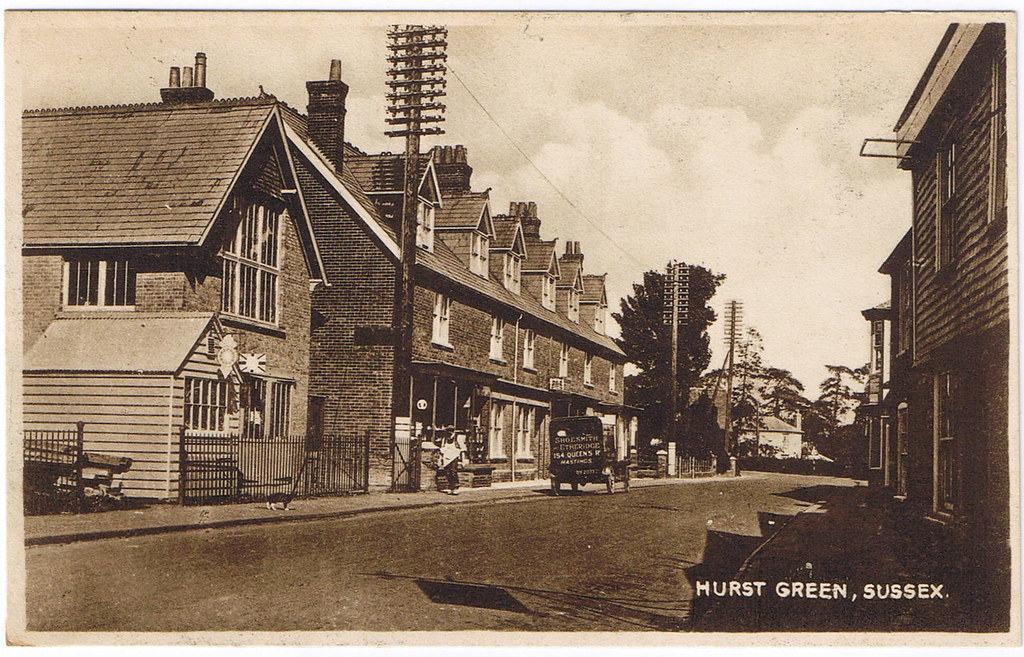 Hurst Green Sussex A postcard by an unknown publisher. Has… Flickr