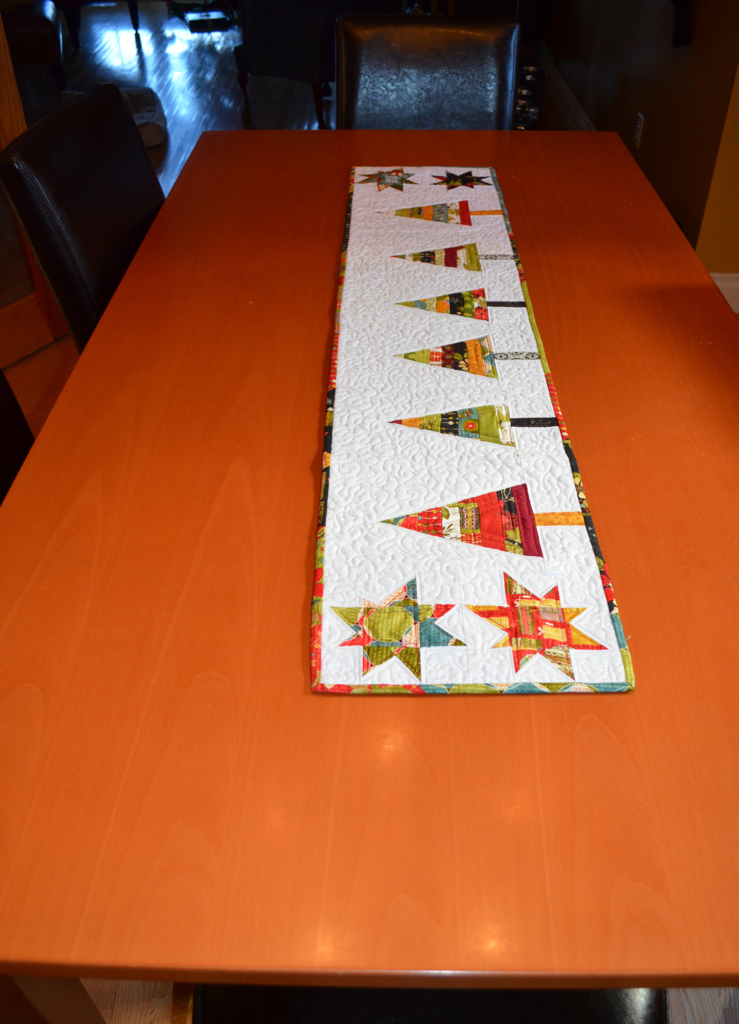 Modern Christmas Table Runner received from Vicky Flickr