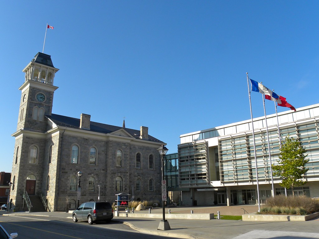 Cambridge City Hall Galt Town Hall (left), completed 1858.… Flickr