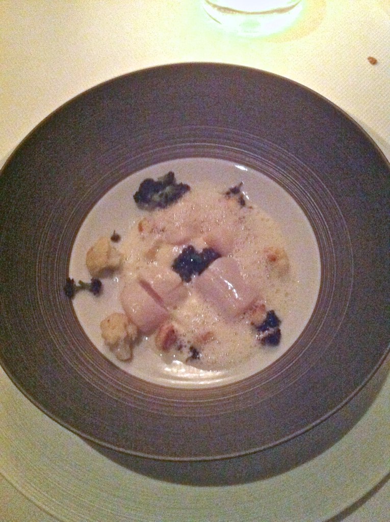 Nantucket Bay Scallops Royal osetra caviar and cauliflower… Flickr