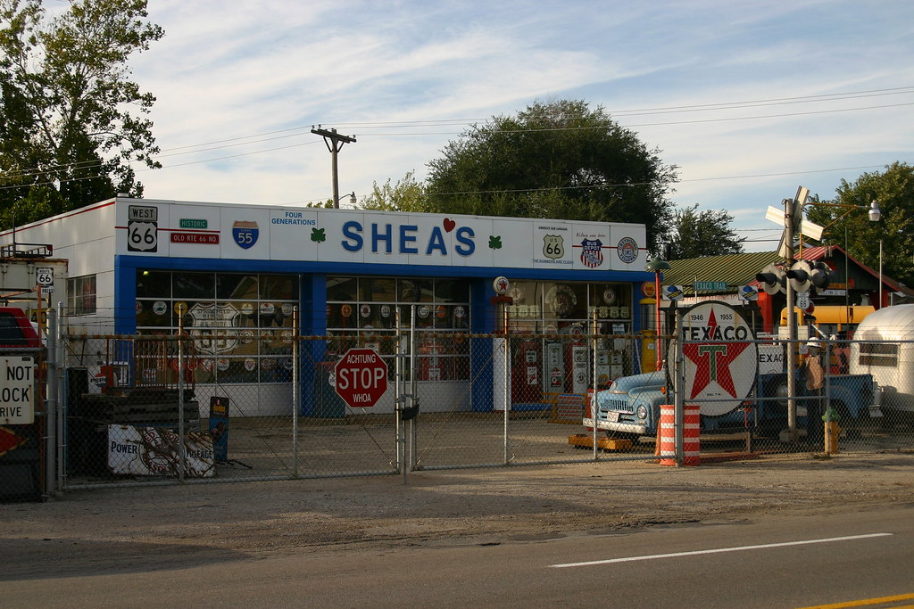 Shea's Petrol Station, Springfield, Illinois Shea's Gas St… Flickr