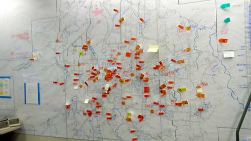 Storm Board for Olympia Storm board showing crews and