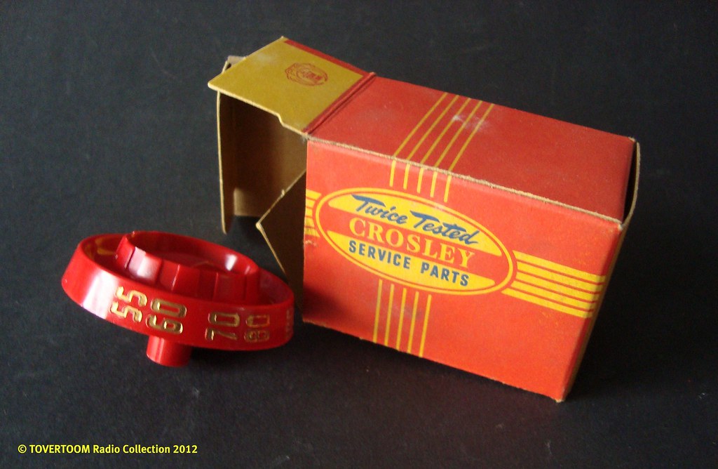 CROSLEY Vintage Radio Knob (USA 1950's) Photo + Radio Coll… Flickr