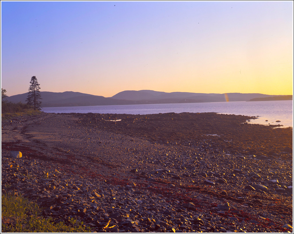 Mount Desert Island Sunrise (2010) Kodak Ektar 100 4x5 she… Flickr