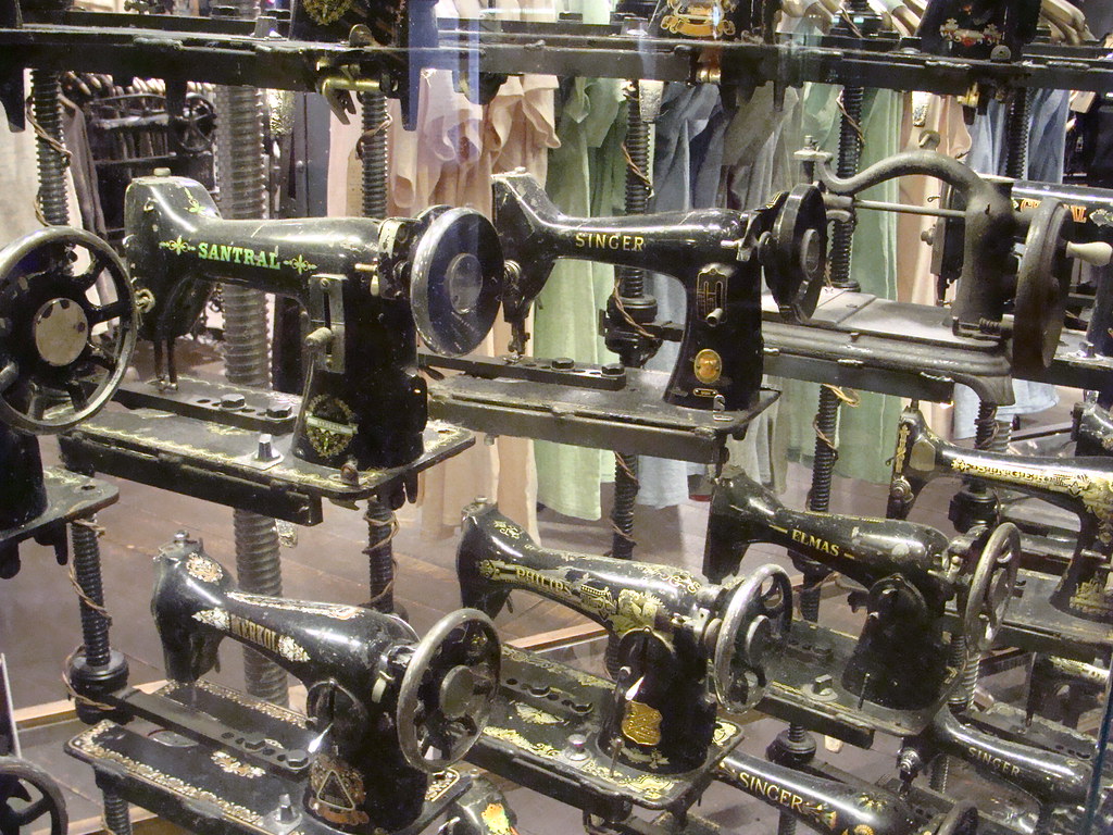 Sewing Machines In Las Vegas, the AllSaints store front is… Flickr