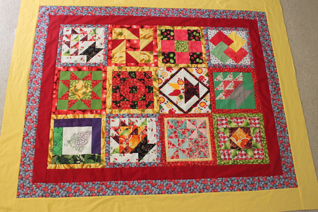 Fruity Quilt Top I finally got the fruit salad quilt top a… Flickr