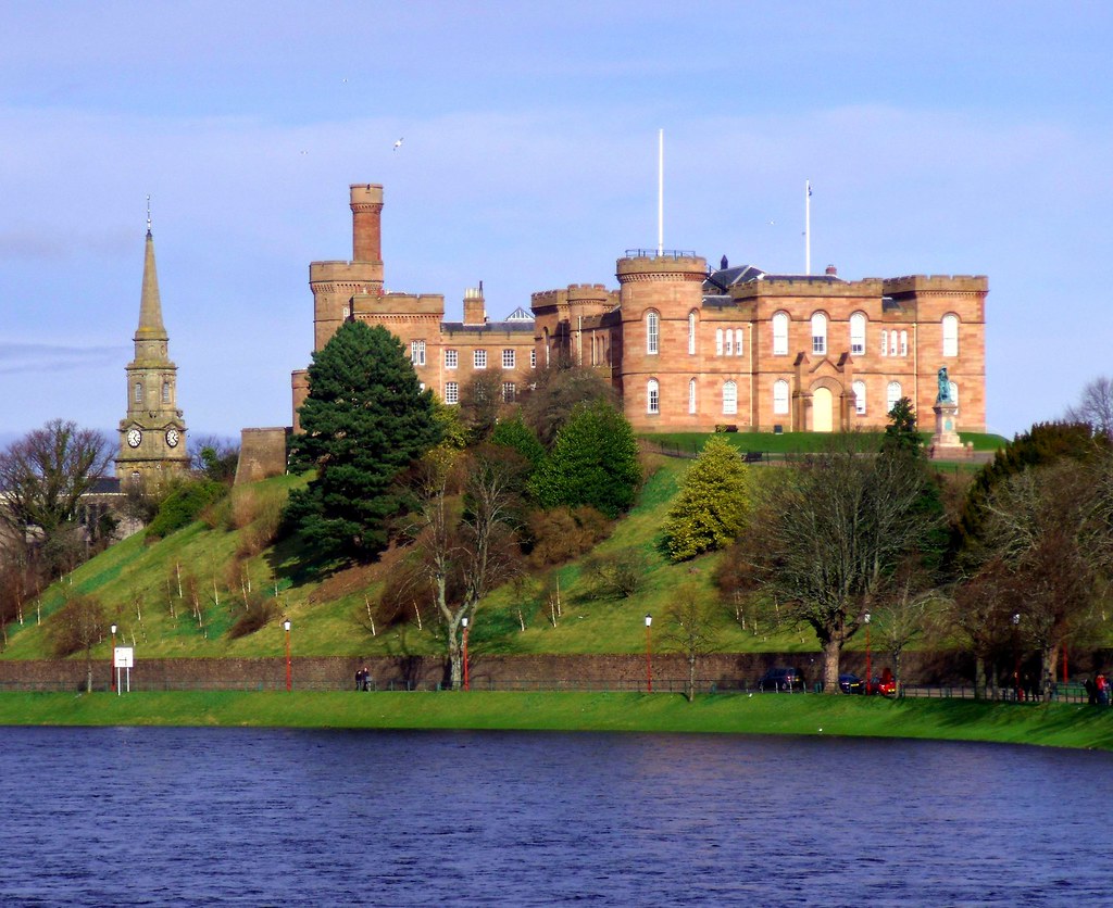 River Ness and Castle in Inverness Scotland Inverness Cast… Flickr