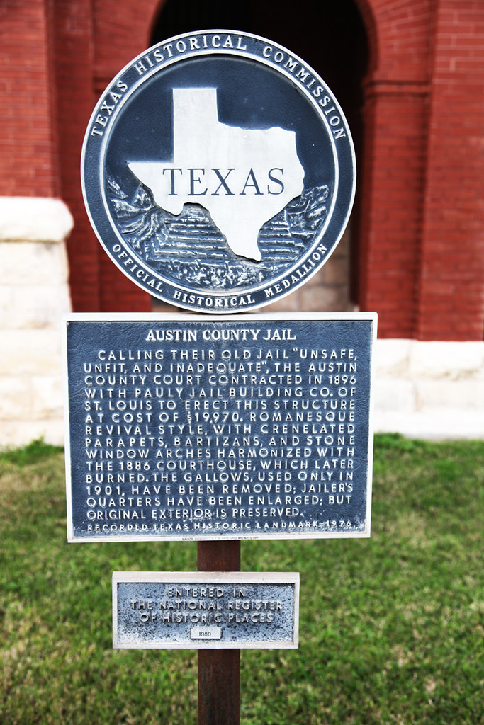 Austin County Jail Historical Marker Bellville, Austin Cou… Flickr