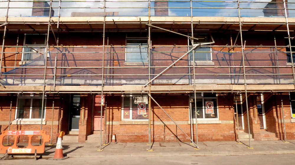 Houses being renovated on Rosebery Street as part of Infus… Flickr