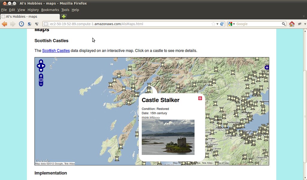 Scottish castles map Map showing positions of scottish cas… Flickr