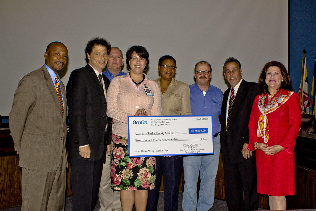 Presentation of GenOn Energy Check Charles County Government Flickr