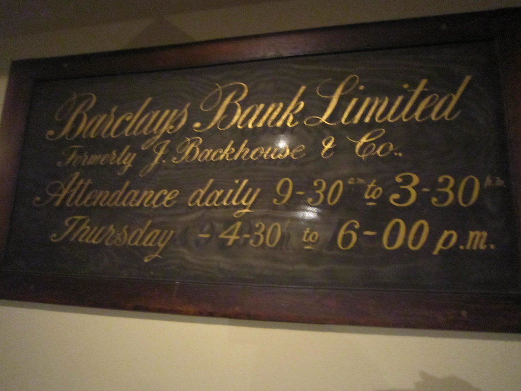 Barclays Bank opening hours, Beamish museum sandymillin eltpics