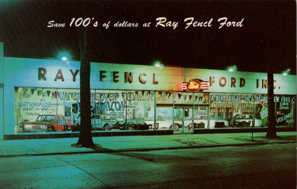 Ray Fencl Ford, La Grange, IL, 1960 418 West Burlington Alden