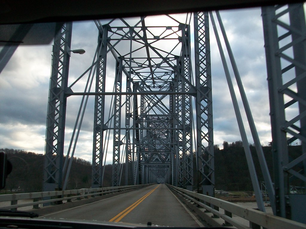 Crossing the MadisonMilton bridge Mark Flickr