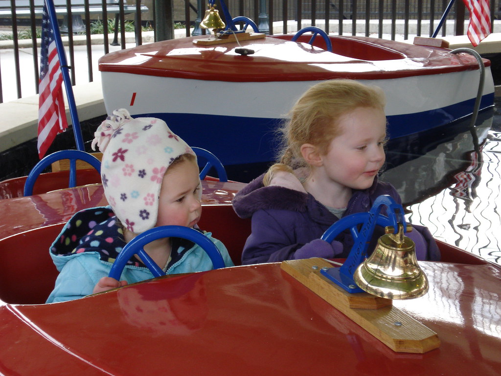 Riding the boats at Pullen Park B Walter Flickr