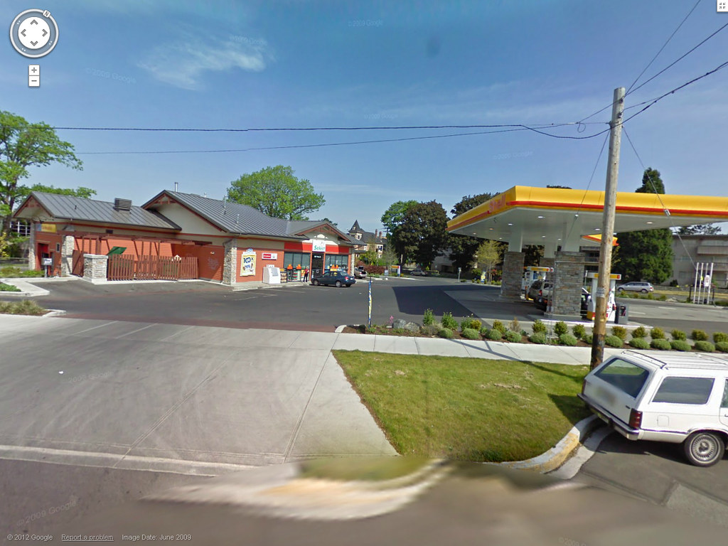 Google Streetview Victoria Yates Street Shell Gas Station Flickr
