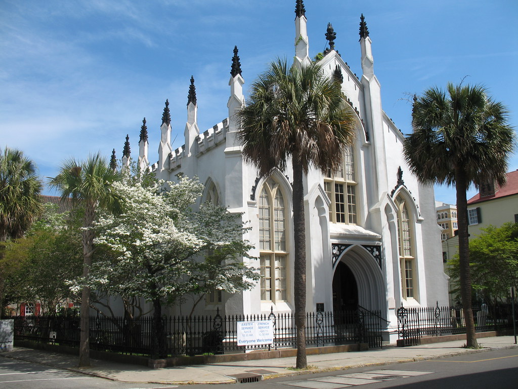 The Huguenot Church (1844), 136 Church Street, Charleston,… Flickr
