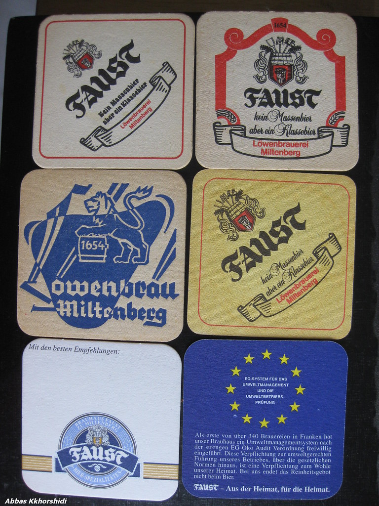 GERMAN BEER MATS LARGE COLLECTION GERMAN BEER MATS / BIERD… Flickr