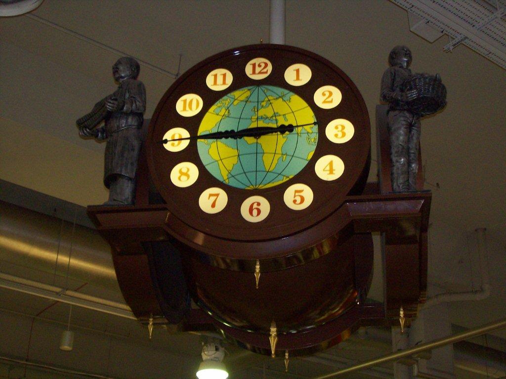 Clock. In the Market Hall in Birmingham Peter Flickr
