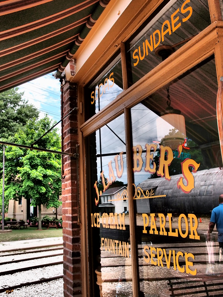 J. Lauber's Ice Cream Parlor Small towns like East Troy, W… Flickr