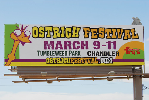 chandler ostrich festival promo code 2023 Ostrich Festival billboard Santan Freeway Loop 202, Chan… Flickr