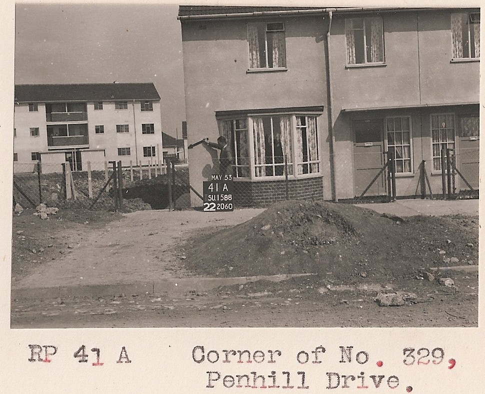 1953 No.329 Penhill Drive, Swindon (OS "A Man with a Stic… Flickr
