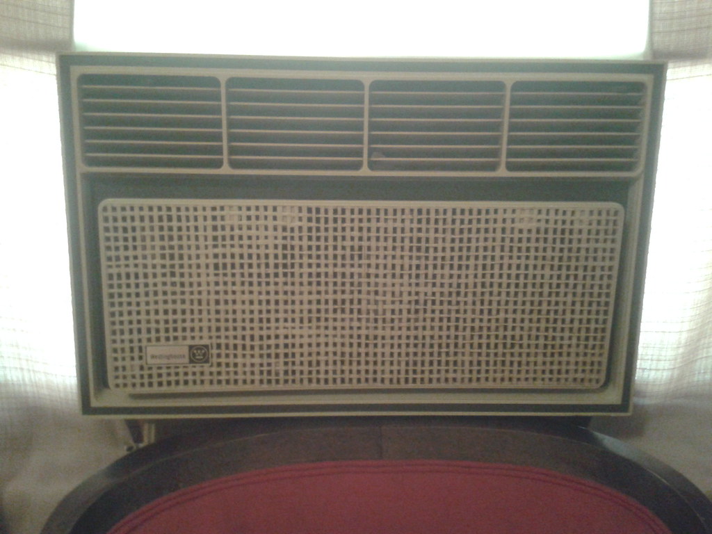 46 year old Westinghouse air conditioner in action! Flickr
