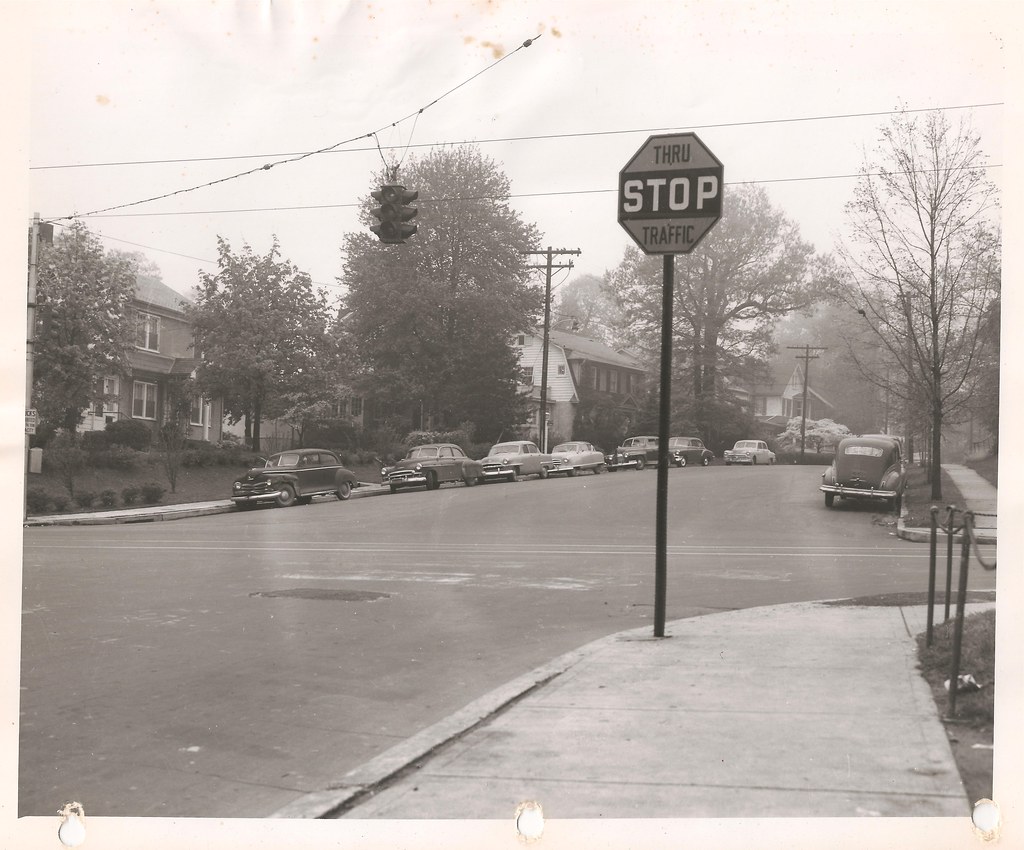 Baltimore Lake Avenue & York Rd. 1954 Kevin Mueller Flickr