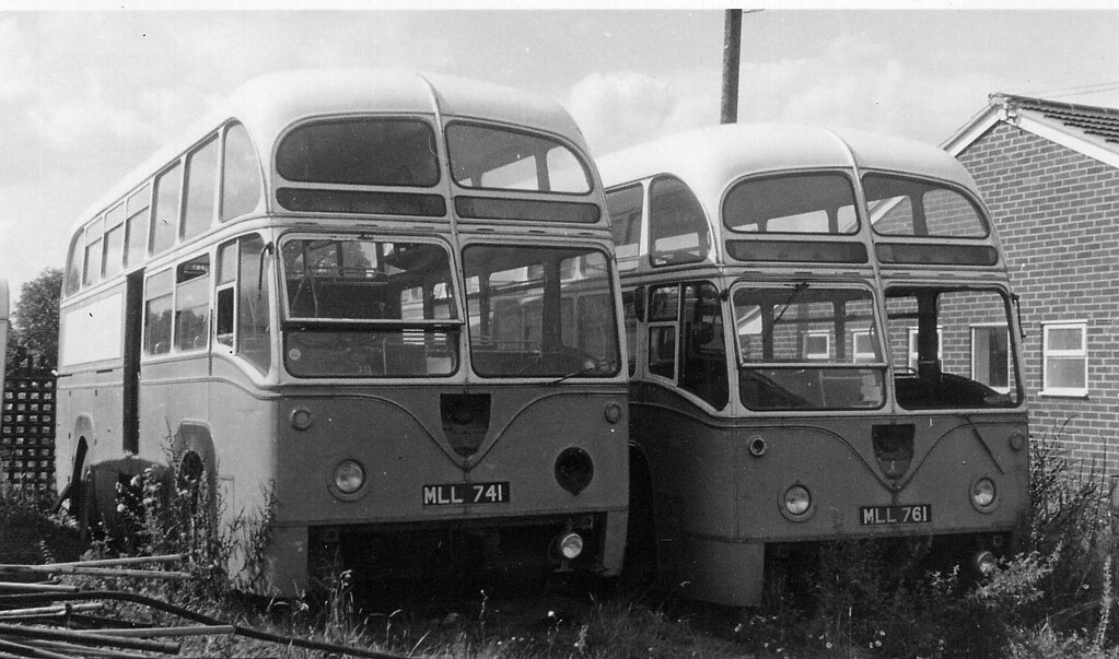 MLL741 & 761 Birds Commercial Motors, Long Marston 1968 Bob Martin