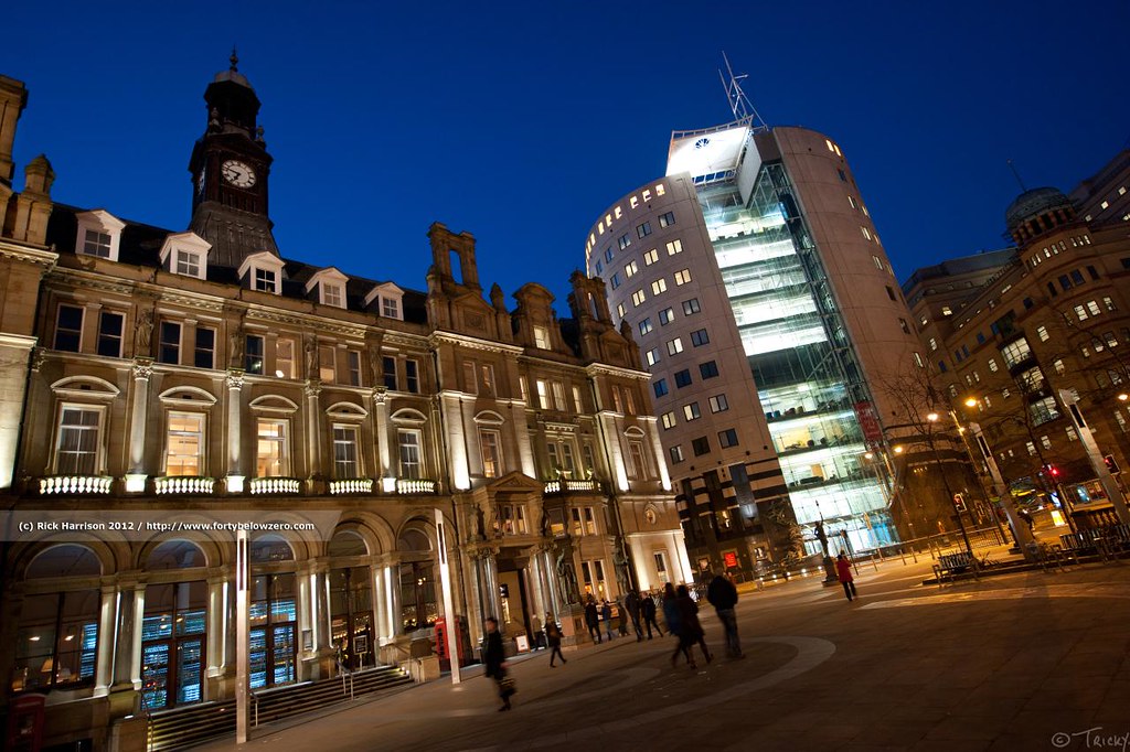 City Square Leeds, Dusk Photos of City Square, Leeds and T… Flickr