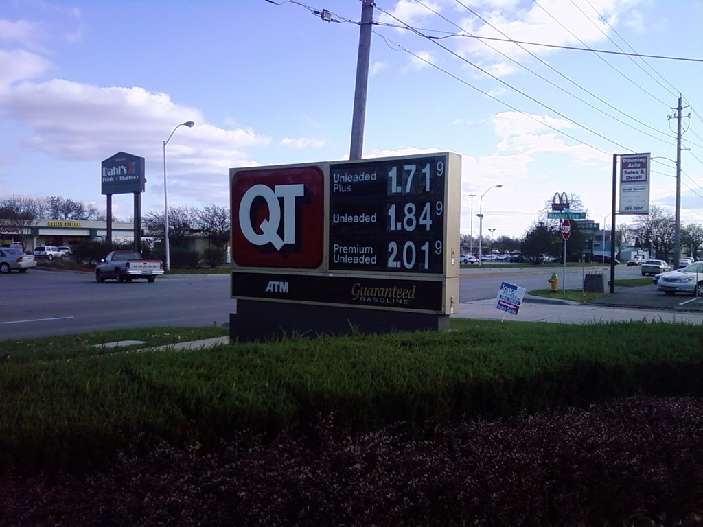 QuikTrip Fleur Drive Des Moines, Iowa Cheap Gas Four Years Ago