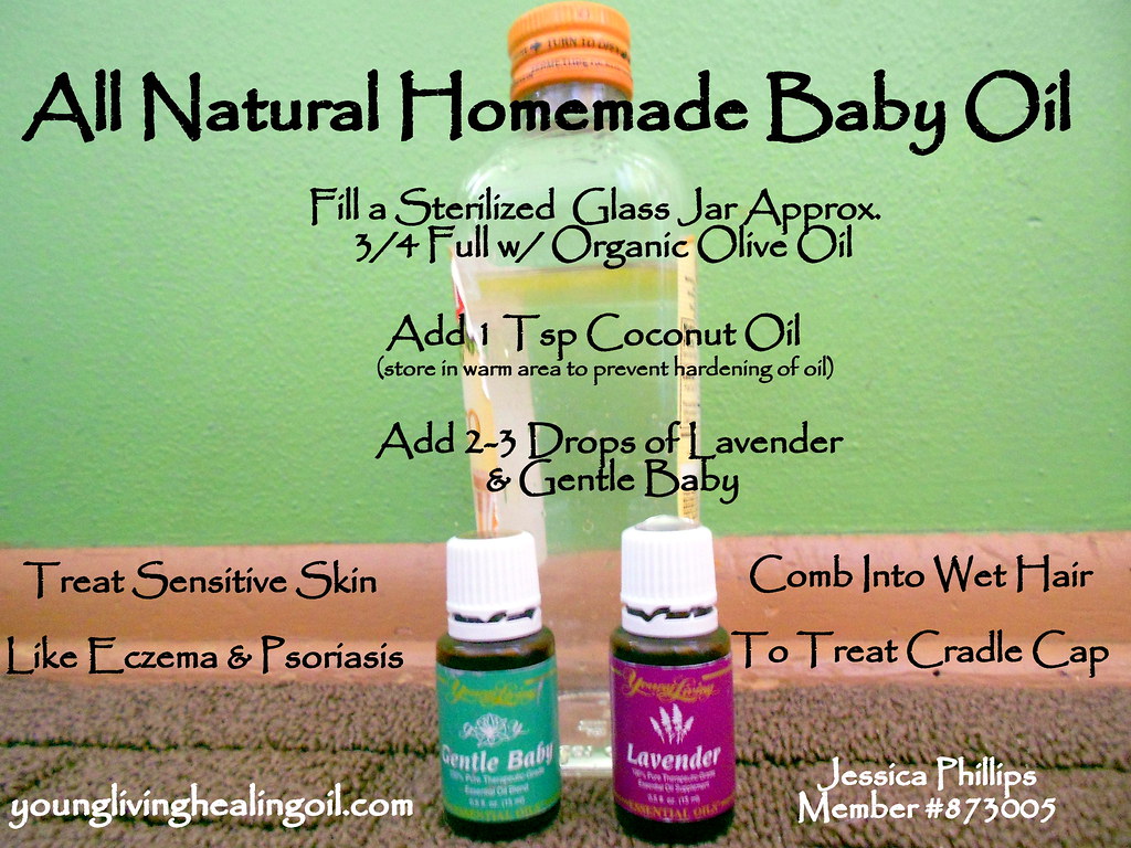 DIY Natural Baby Oil DIY Much better than the OTC stuff … Flickr