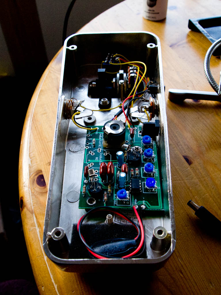 BYOC Wah BYOC Wah circuit in Carlsbro allchrome shell