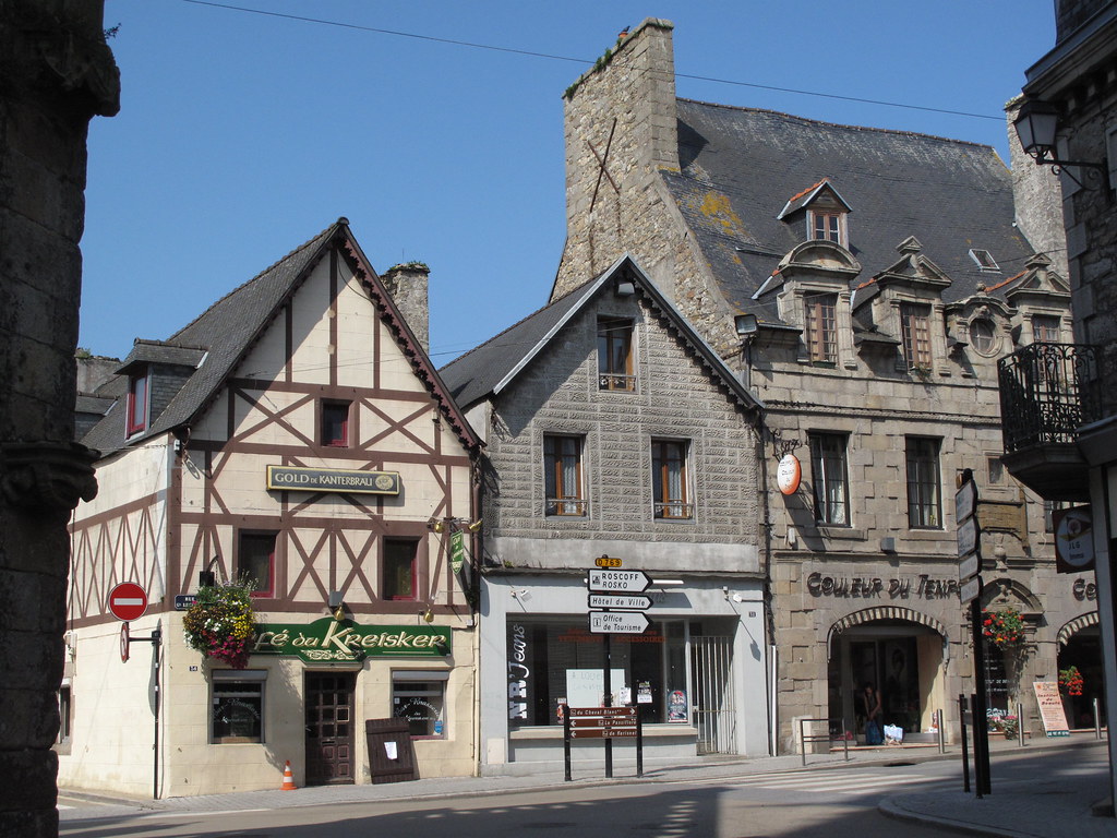SAINT POL DE LEON Old Houses on the Main Street Saint Po… Flickr