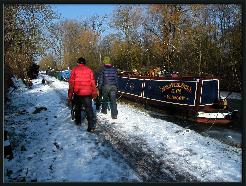 keeping the wood stoves burning Oxford Canal near Wolverco… Flickr