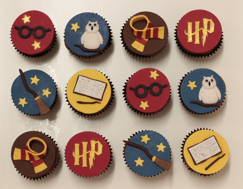 Harry Potter Cupcakes Inspired by Flickr