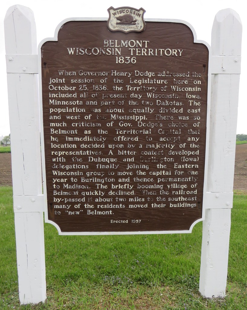 Belmont, Wisconsin Territory Marker (Belmont, Wisconsin) Flickr