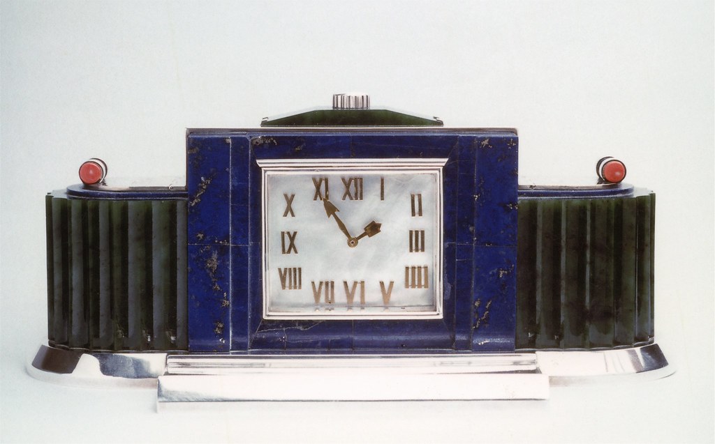 Cartier Art Deco Desk Clock image Clive Kandel Cartier Col… Flickr