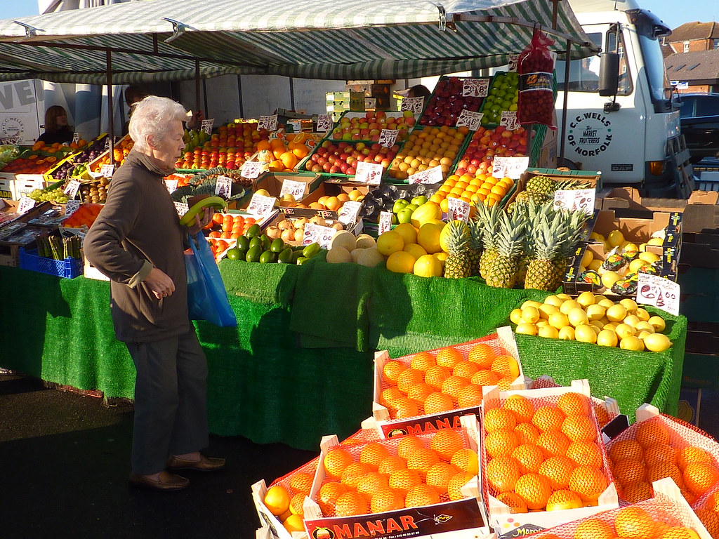 A Sheringham Market Stall Malcolm Bubb Flickr