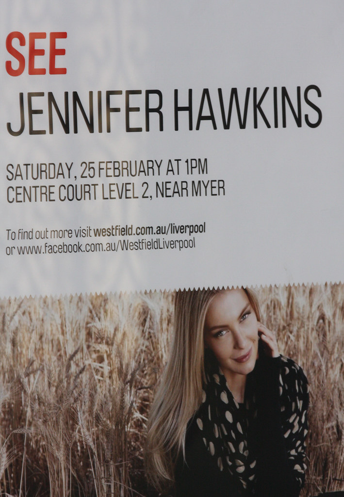 Jennifer Hawkins Jennifer Hawkins Opens Myer Liverpool; Ho… Flickr